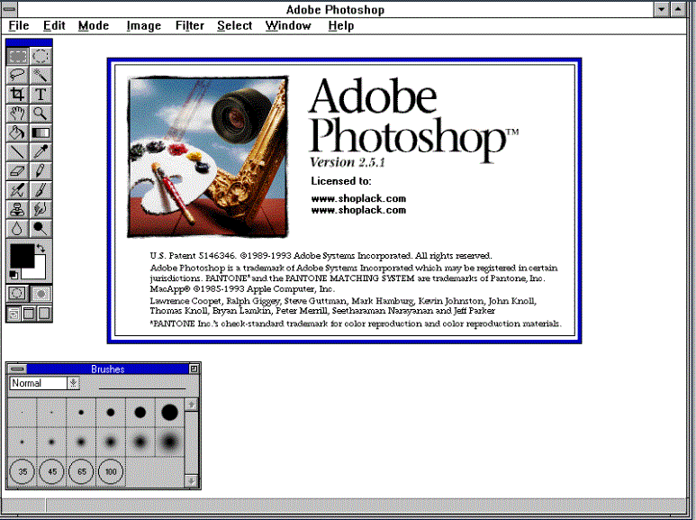 PHOTOSHOP 2.5 (1992)