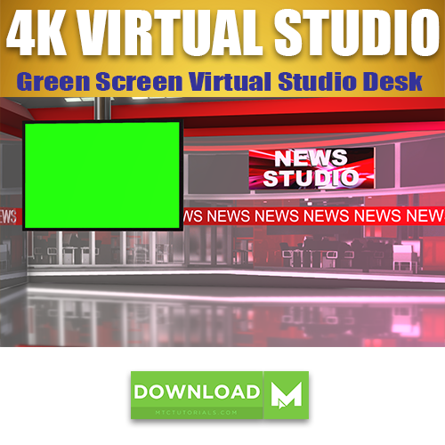 4k News TV Set Studio free Download - BunerTV