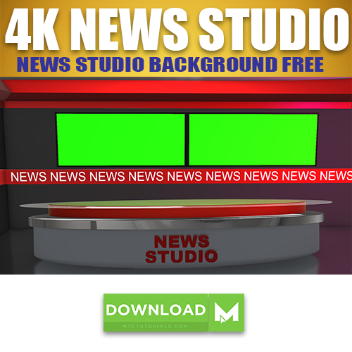 News Studio, News Desk and News Background free download - BunerTV