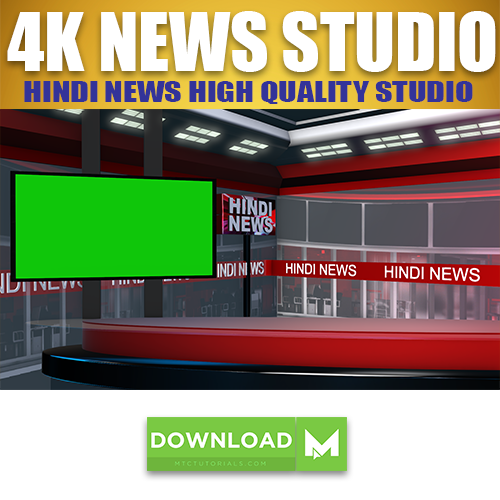 Download News Studio Desk TV Set, Sports News, Urdu News, Hindi News