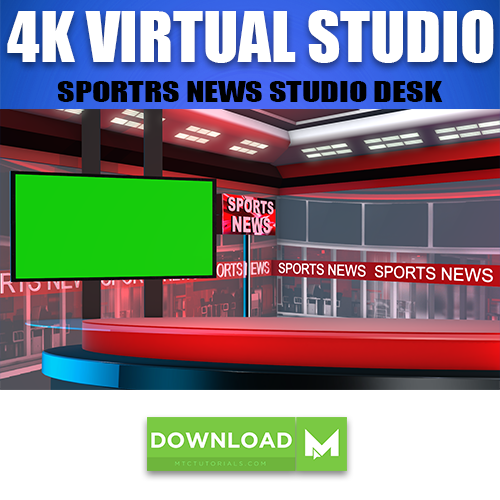 Download News Studio Desk TV Set, Sports News, Urdu News, Hindi News