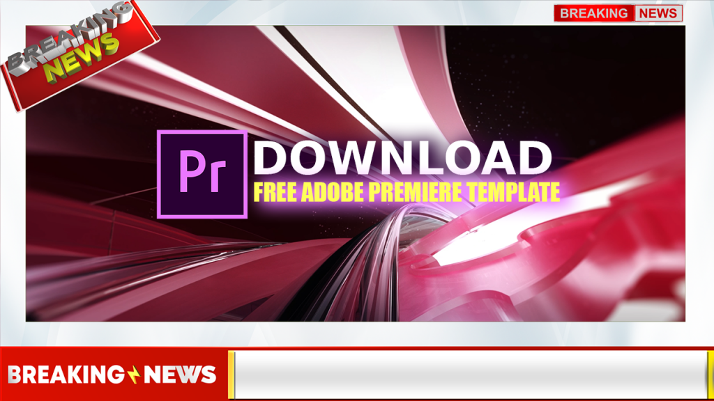 Adobe Premiere template For News Channels | Clean Design