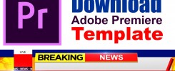Download breaking news lower third adobe premier template free
