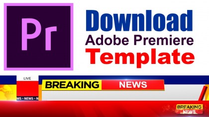 Download breaking news lower third adobe premier template free