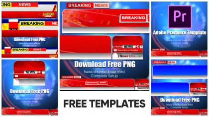 Free Breaking News lower third Template