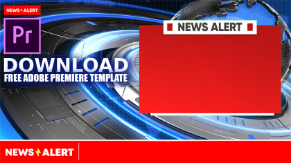News Alert Adobe Premiere templat3